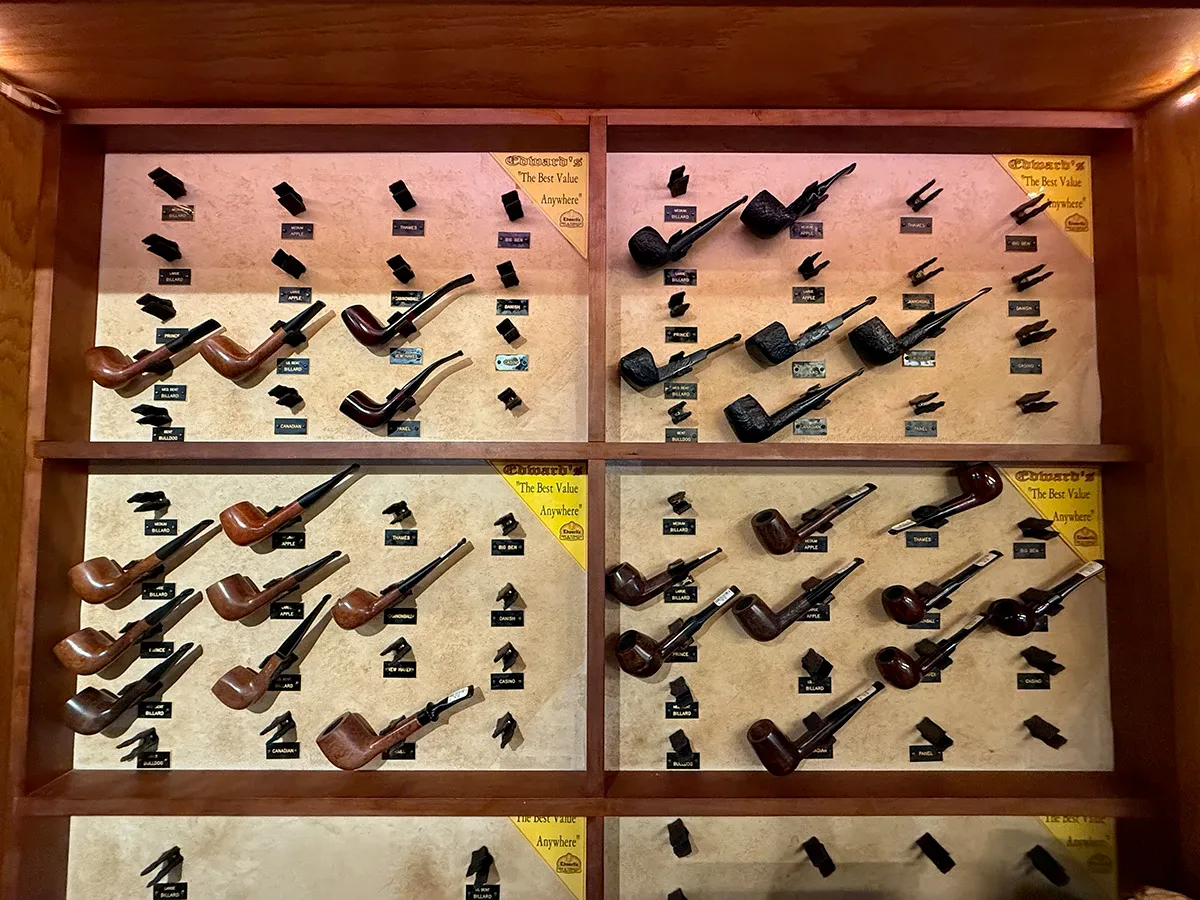 Premium Pipe Collection Display