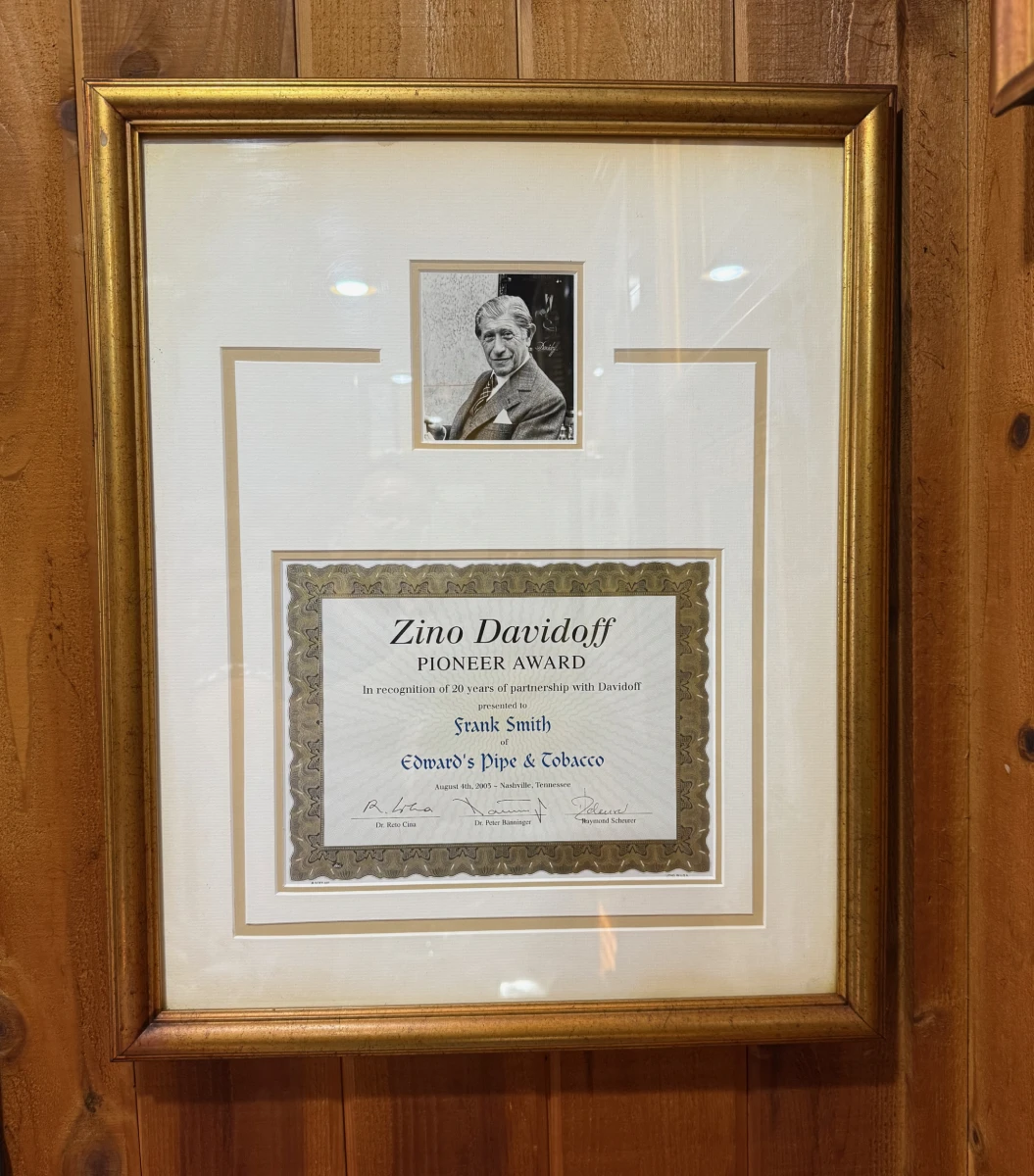 Zino Davidoff Pioneer Award
