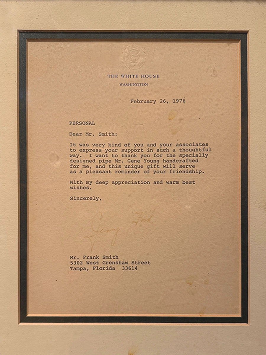 Letter from President Gerald Ford
