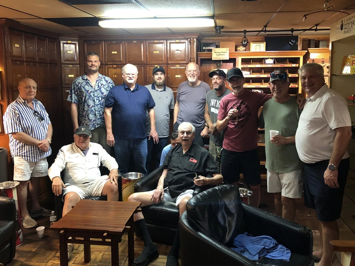 Community gathering at Edward's