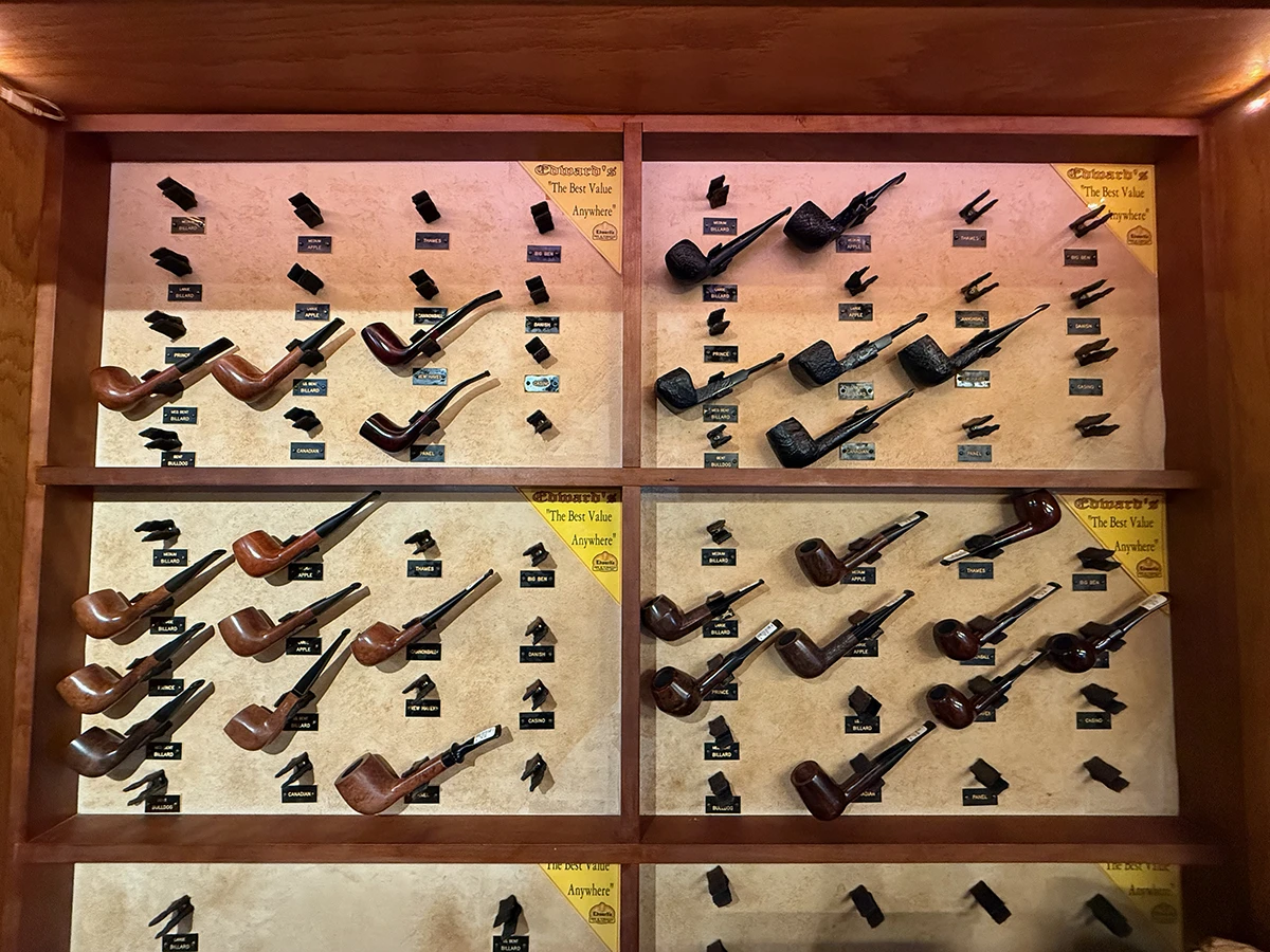 Premium Pipe Collection Display